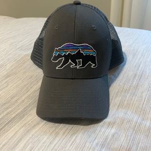 Patagonia Gray Bear Trucker Hat